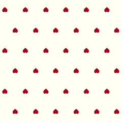 Red hearts on light background stock vector illustration