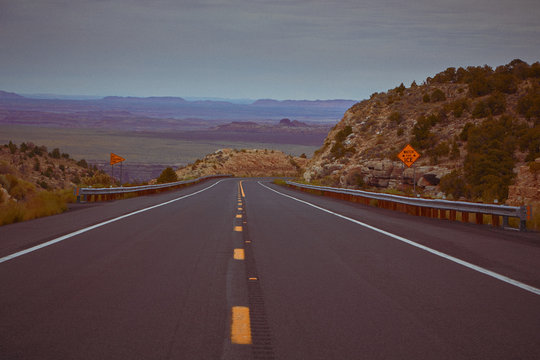 Traveling west through the beautiful landscapes of Arizona and Utah on Route 66