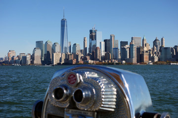 Skyline New York Manhattan Hudson River USA City