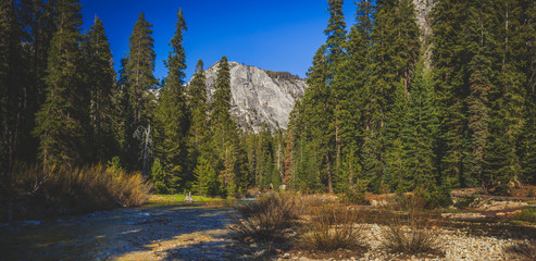 Marble Fork Kaweah River and Mountain
