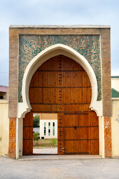Traditional entry gate. Fes. Morocco