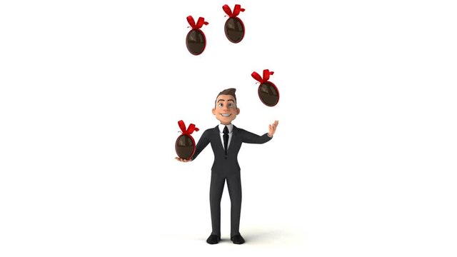 Fun businessman - 3D Animation
