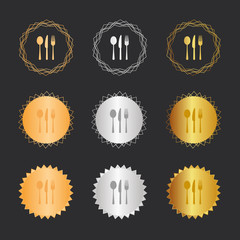 Besteck - Catering - Bronze, Silber, Gold Medaillen
