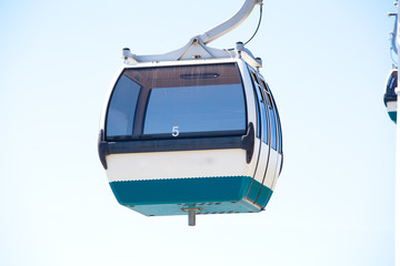 Cableway in National Park in Lisbon, Portugal