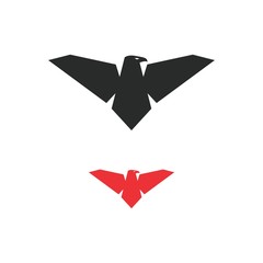 Fototapeta premium simple eagle logo