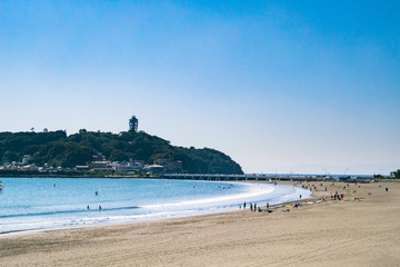 神奈川県 鎌倉市 江の島 ビーチ