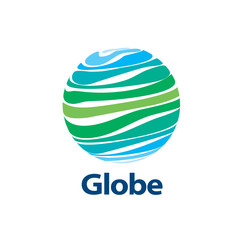 vector logo globe