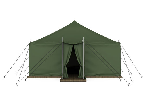 Military Tent Isolated