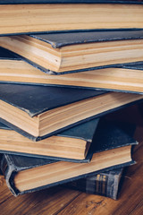 stack of books