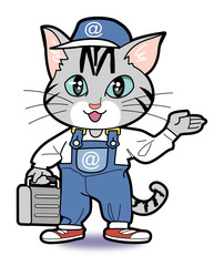 パソコン修理の猫-案内
