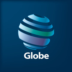 vector logo globe