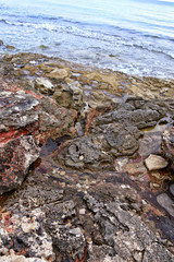 Stones at the sea shore