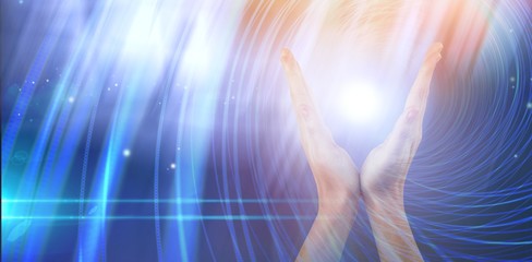 Composite image of hands gesturing against white background