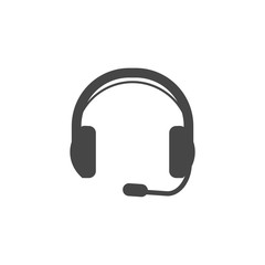 Headphone icon vector 