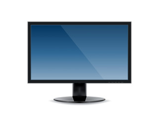 Computer Monitor Display Isolated
