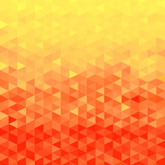 Orange crystal background.