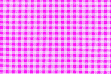 tissu à petits carreaux Vichy rose