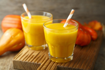 Pumpkin and carrot drink