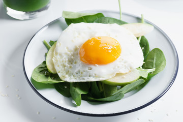 healthy green salad dish