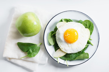 healthy green salad dish