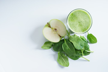 healthy green drink.