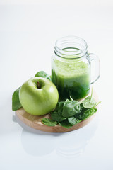 healthy green drink.
