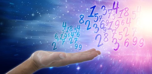 Composite image of hand of man pretending to hold an invisible