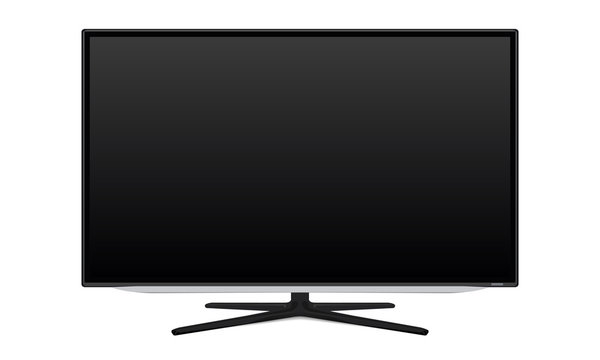 TV, television or monitor, blank LED device screen