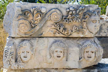 Elements of ancient architecture. Turkey.