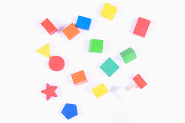 Wooden building blocks