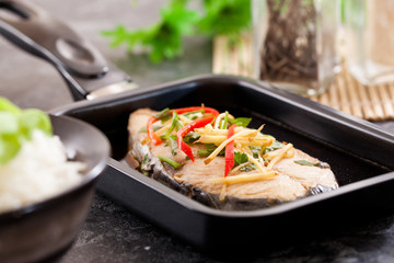 White fish fillet