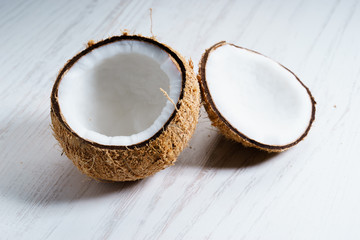 Tropical fruit coconut.