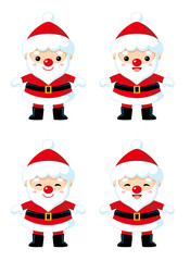 サンタクロースアイコン（袋なし）