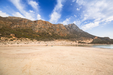 Scenery of Balos beach on Crete, Greece