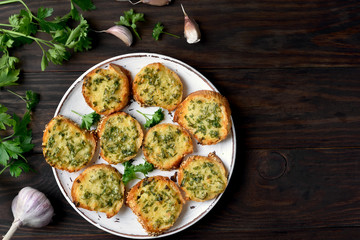 Cheese garlic bread