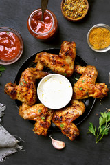 Barbecue chicken wings