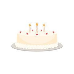 Birthday cake vector
