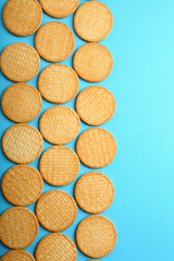 Crunchy snack biscuits pattern