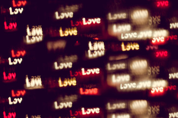 Fototapeta premium love bokeh background