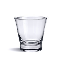 Empty glass isolated on white background with clipping path
