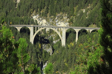 Rhätische Bahn, Wiesener Viadukt