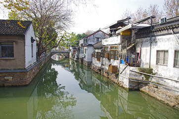 世界遺産の街である蘇州の風景