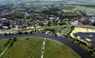 Fototapeta premium Anklam, Umgehungsstraße