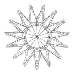 Holiday patterns of stars of snowflakes and flowers for gifts