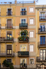Fototapeta na wymiar Historic Buildings in Barcelona
