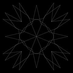 Fototapeta premium Holiday patterns of stars of snowflakes and flowers for gifts