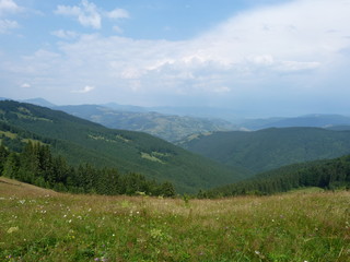 Fototapeta premium The Ukrainian Carpathians. Marmaros ridge.