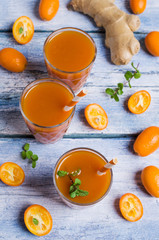 Drink with kumquat
