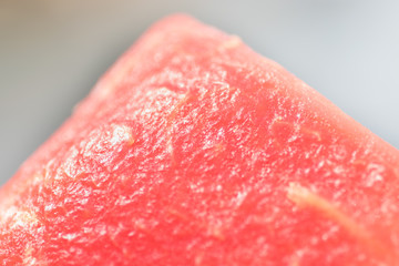 Detailed closeup of watermelon