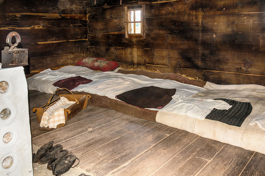 Old Serbian house interior